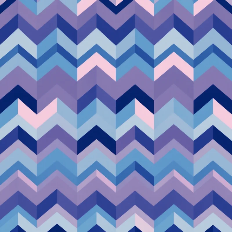 Seamless geometric chevron blue pattern tile
